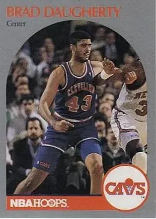 1990-91 Hoops #73 - Brad Daugherty - Cleveland Cavaliers