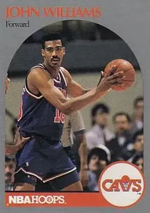 1990-91 Hoops #80 - John Williams - Cleveland Cavaliers