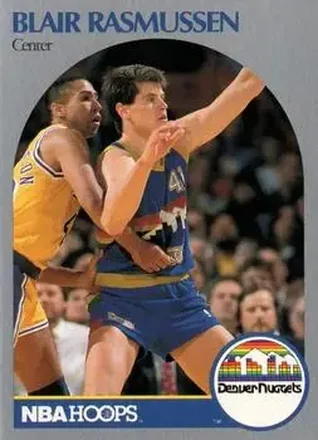 1990-91 Hoops #99 - Blair Rasmussen - Denver Nuggets