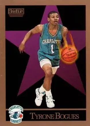 1990-91 SkyBox #26 - Muggsy Bogues - Charlotte Hornets