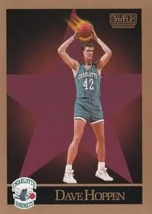 1990-91 SkyBox #31 - Dave Hoppen - Charlotte Hornets
