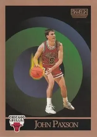 1990-91 SkyBox #44 - John Paxson - Chicago Bulls