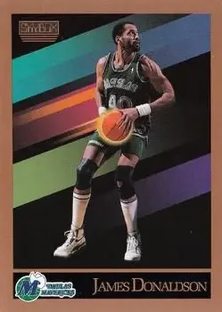 1990-91 SkyBox #63 - James Donaldson - Dallas Mavericks