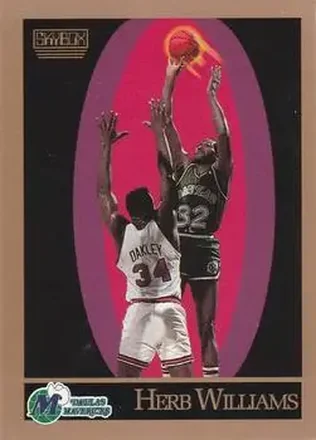 1990-91 SkyBox #70 - Herb Williams - Dallas Mavericks