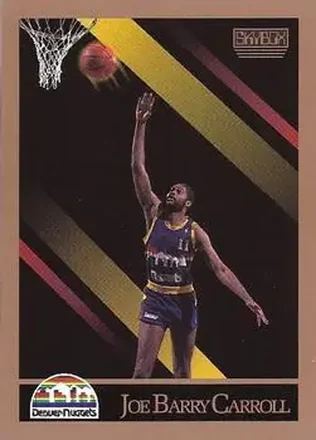 1990-91 SkyBox #72 - Joe Barry Carroll - Denver Nuggets