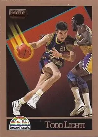 1990-91 SkyBox #79 - Todd Lichti - Denver Nuggets
