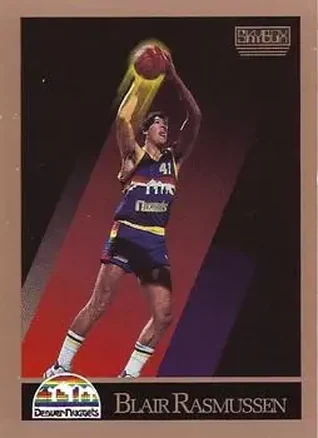 1990-91 SkyBox #80 - Blair Rasmussen - Denver Nuggets