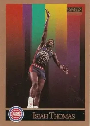 1990-91 SkyBox #93 - Isiah Thomas - Detroit Pistons