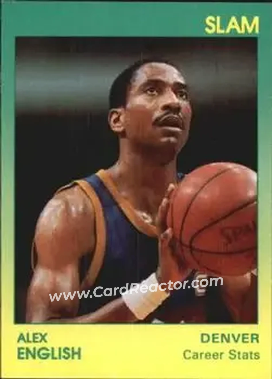 1990-91 Star Slam #10 - Alex English - Denver Nuggets
