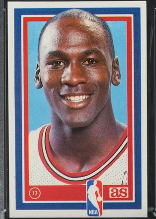 1989 Los Ases de la NBA Spanish Stickers #13 - Michael Jordan