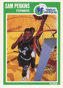 1989-90 Fleer #36 - Sam Perkins - Dallas Mavericks