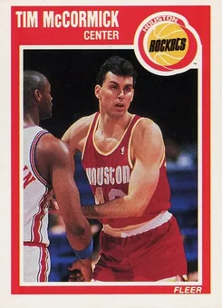 1989-90 Fleer #60 - Tim McCormick - Houston Rockets