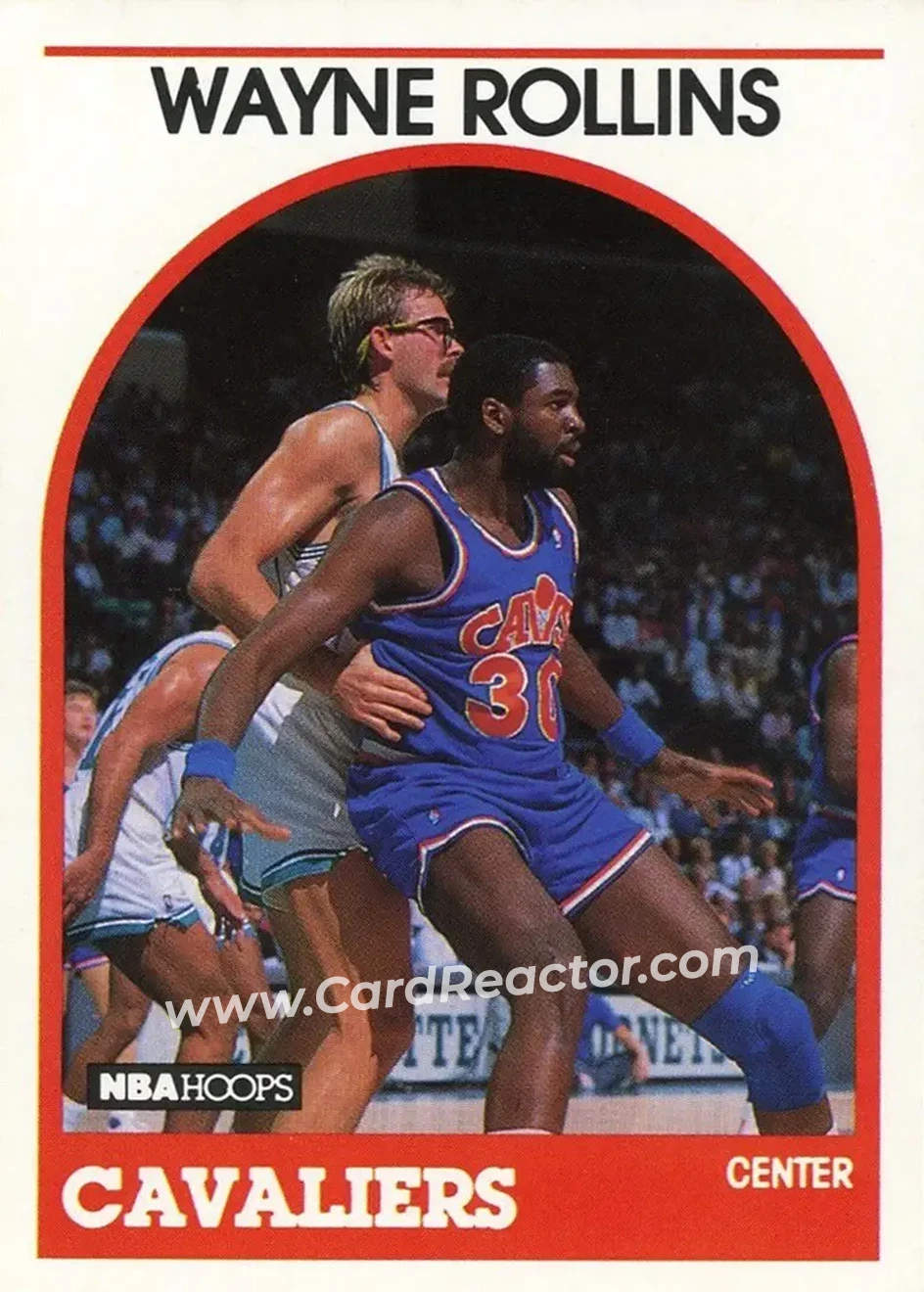 1989-90 Hoops #2 - Tree Rollins - Cleveland Cavaliers - Front