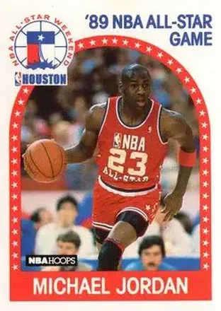 1989-90 Hoops #21 - Michael Jordan - Chicago Bulls