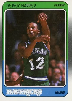 1988-89 Fleer #30 - Derek Harper - Dallas Mavericks