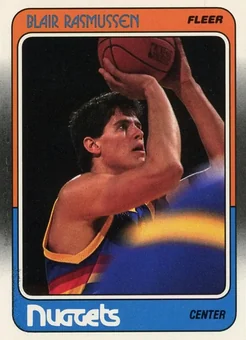 1988-89 Fleer #36 - Blair Rasmussen - Denver Nuggets