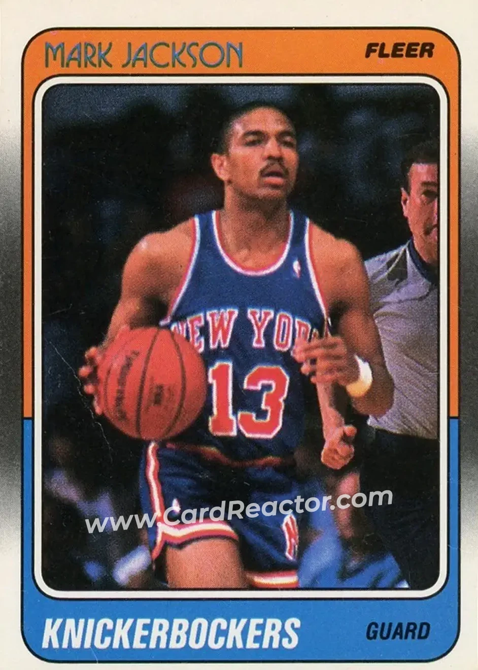 1988-89 Fleer #82 - Mark Jackson - New York Knicks - Front