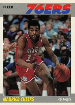 1987-88 Fleer #20 - Maurice Cheeks - Philadelphia 76ers