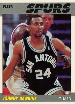 1987-88 Fleer #27 Johnny Dawkins