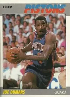 1987-88 Fleer #31 - Joe Dumars - Detroit Pistons