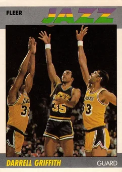 1987-88 Fleer #46 - Darrell Griffith - Utah Jazz