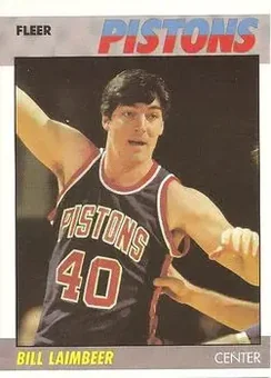 1987-88 Fleer #61 - Bill Laimbeer - Detroit Pistons