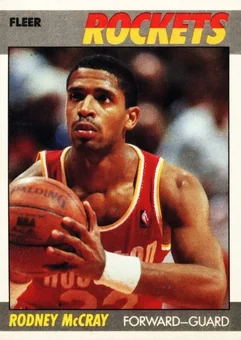 1987-88 Fleer #72 - Rodney McCray - Houston Rockets