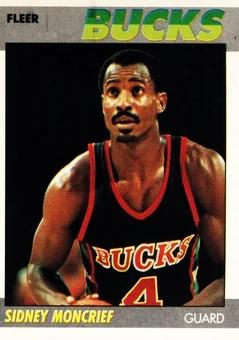 1987-88 Fleer #76 - Sidney Moncrief - Milwaukee Bucks