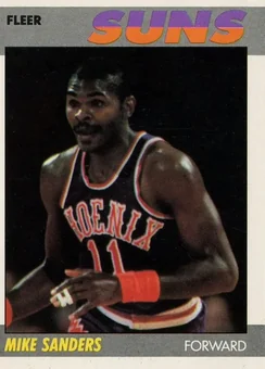 1987-88 Fleer #96 Mike Sanders