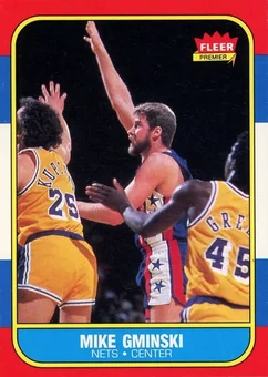 1986-87 Fleer #38 - Mike Gminski - New Jersey Nets