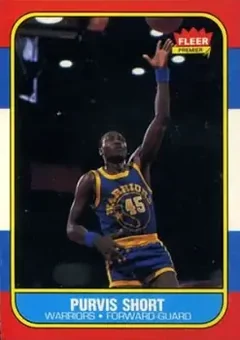 1986-87 Fleer #100 - Purvis Short - Golden State Warriors
