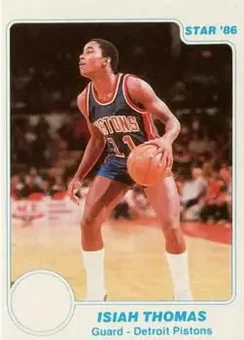 1985-86 Star #10 Isiah Thomas