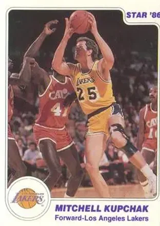 1985-86 Star #29 - Mitch Kupchak - Los Angeles Lakers