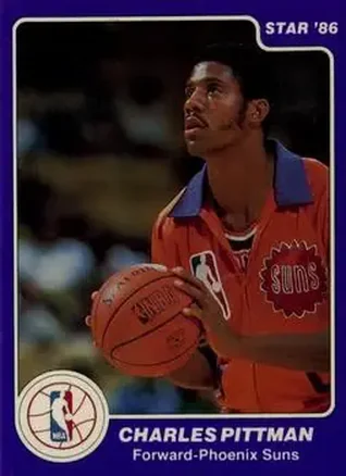 1985-86 Star #39 - Charles Pittman - Phoenix Suns