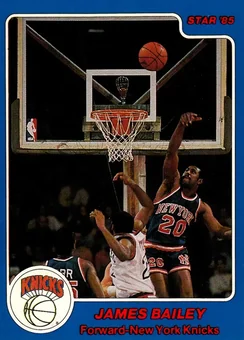 1984-85 Star #26 - James Bailey - New York Knicks