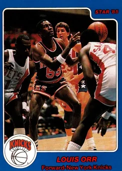 1984-85 Star #32 - Louis Orr - New York Knicks