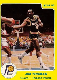 1984-85 Star #61 - Jim Thomas - Indiana Pacers