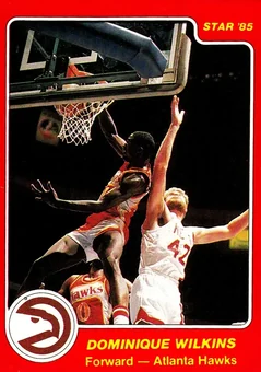 1984-85 Star #76 - Dominique Wilkins
