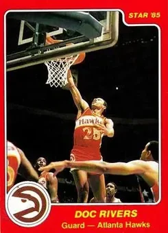 1984-85 Star #84 - Doc Rivers - Atlanta Hawks