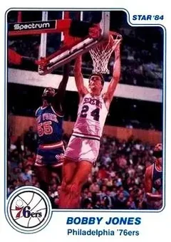 1983-84 Star #6 - Bobby Jones - Philadelphia 76ers