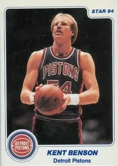 1983-84 Star #86 - Kent Benson - Detroit Pistons