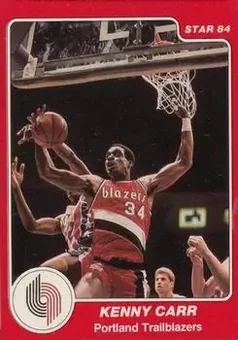 1983-84 Star #98 - Kenny Carr - Portland Trail Blazers