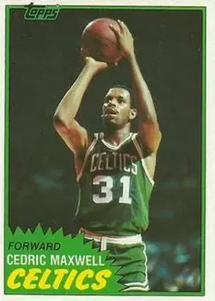 1981-82 Topps #5 Cedric Maxwell