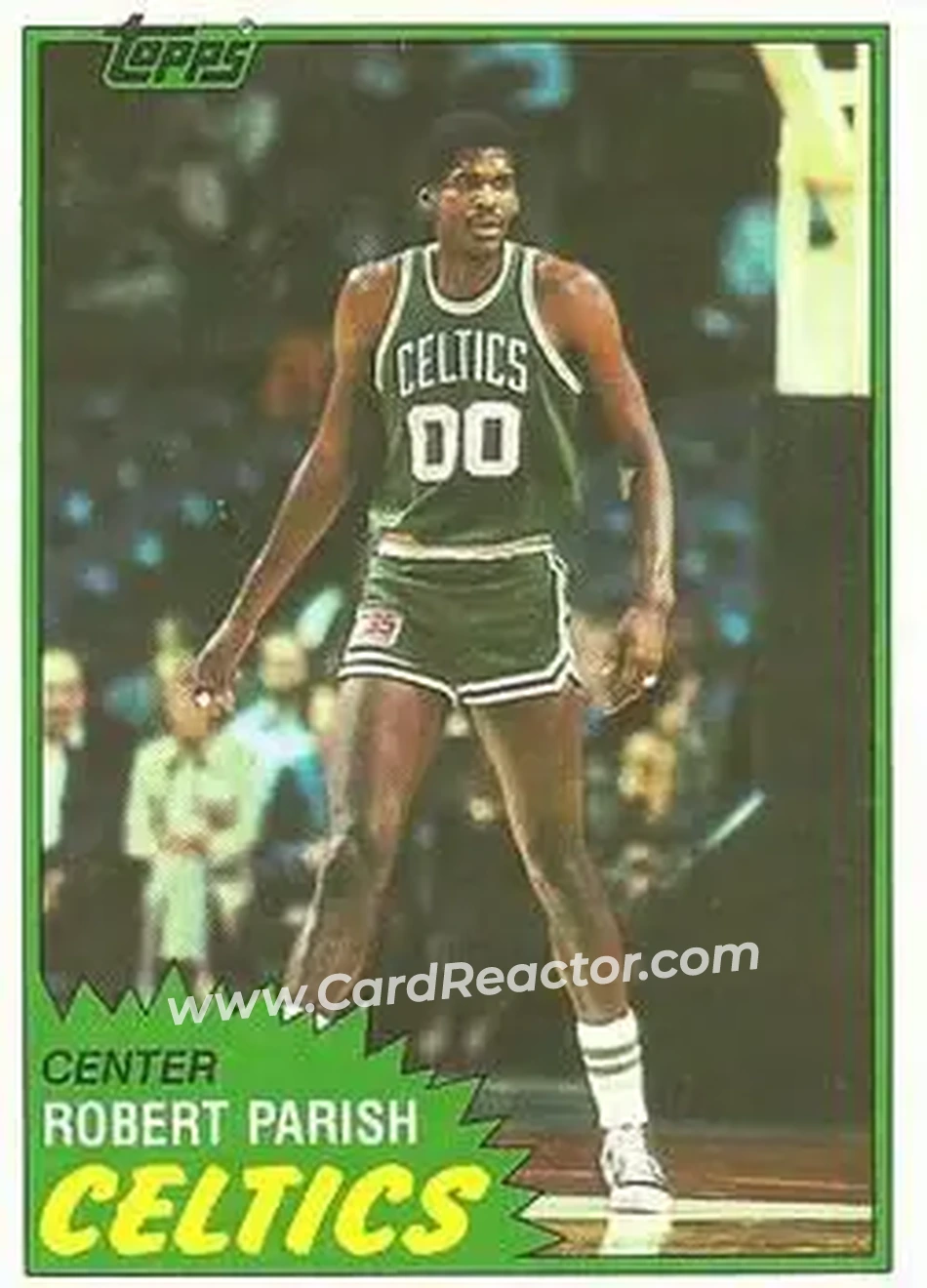 1981-82 Topps #6 - Robert Parish - Boston Celtics - Front