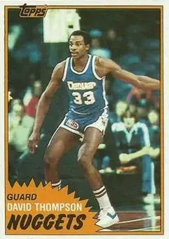 1981-82 Topps #12 David Thompson