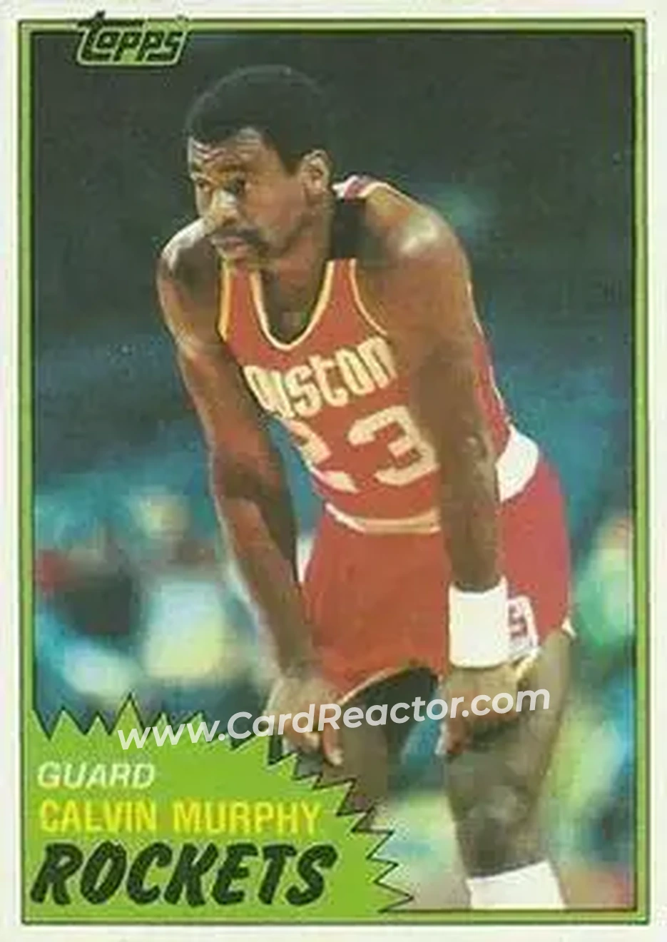 1981-82 Topps #15 - Calvin Murphy - Houston Rockets - Front