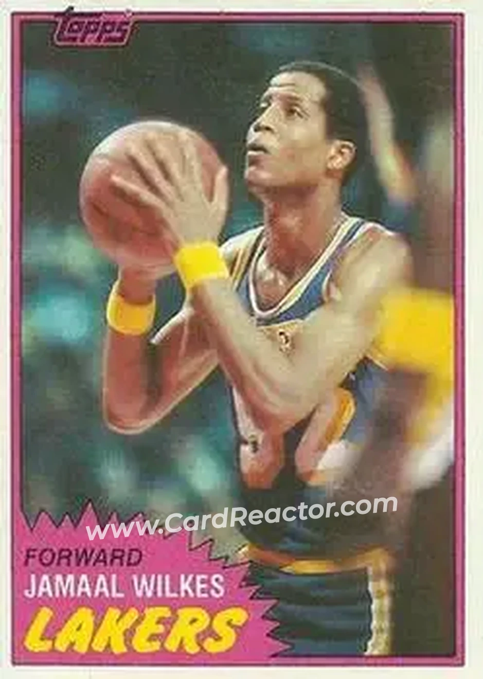 1981-82 Topps #23 - Jamaal Wilkes - Los Angeles Lakers - Front