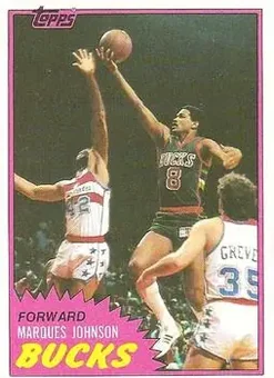 1981-82 Topps #24 Marques Johnson