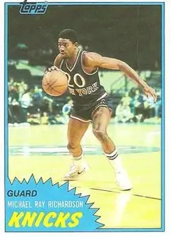 1981-82 Topps #27 - Micheal Ray Richardson - New York Knicks