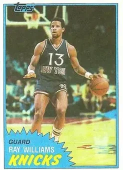 1981-82 Topps #28 - Ray Williams - New York Knicks
